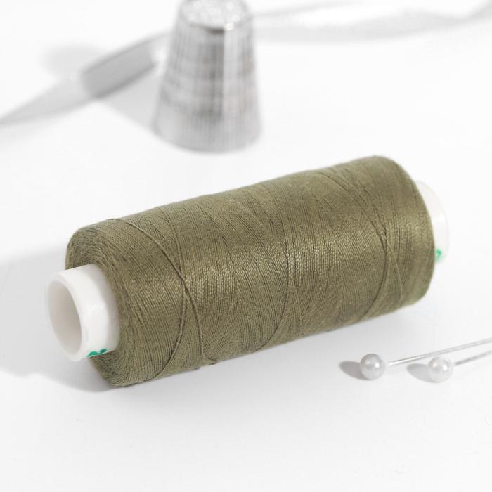 Нитка ДОР-ТАК PL 40/2 400 ярд, цвет хаки 260 К09