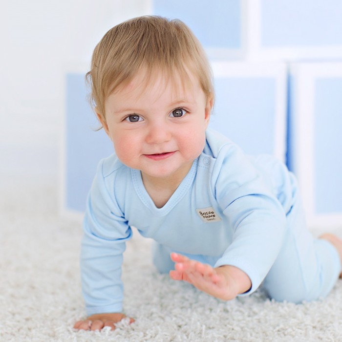 Боди с длинным рукавом Basic, рост 62 см