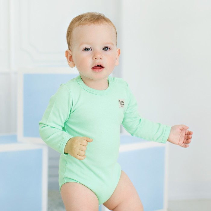 Боди с длинным рукавом Basic, рост 62 см