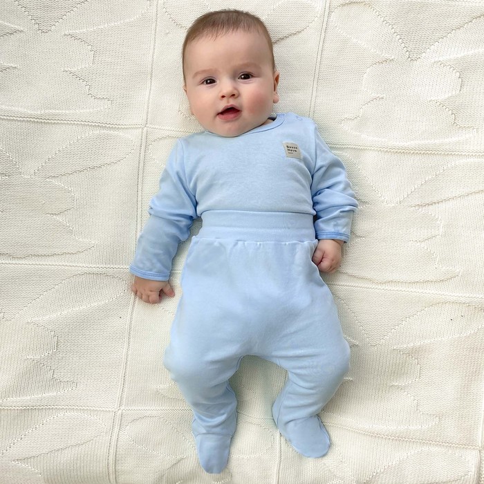 Ползунки с лапками Basic, рост 56