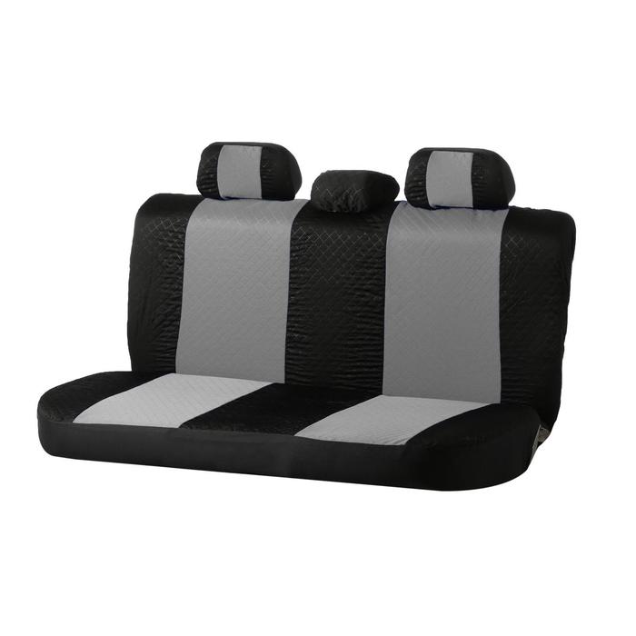 Авточехлы на сиденья TORSO Premium универсальные, 9 предметов, чёрно-серый AV-3