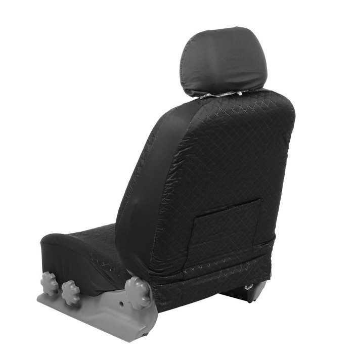 Авточехлы на сиденья TORSO Premium универсальные, 9 предметов, чёрно-синий AV-4