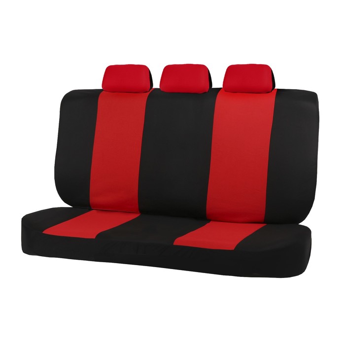 Авточехлы на сиденья TORSO Premium универсальные, 9 предметов, чёрно-красный AV-7