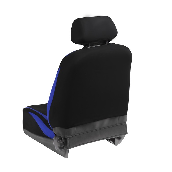 Авточехлы на сиденья TORSO Premium универсальные, 6 предметов, чёрно-синий AV-13