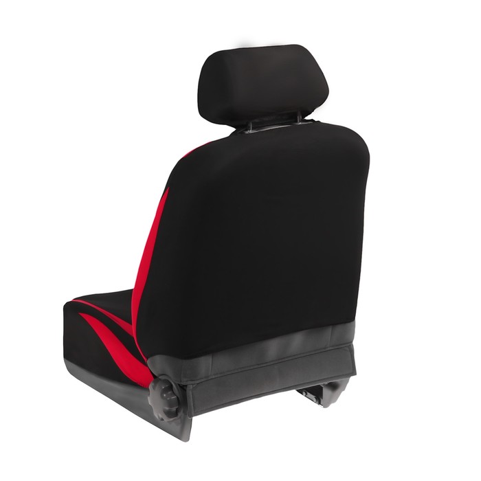 Авточехлы на сиденья TORSO Premium универсальные, 6 предметов, чёрно-красный AV-14