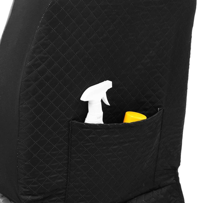 Авточехлы на сиденья TORSO Premium универсальные, 9 предметов, чёрно-синий AV-15