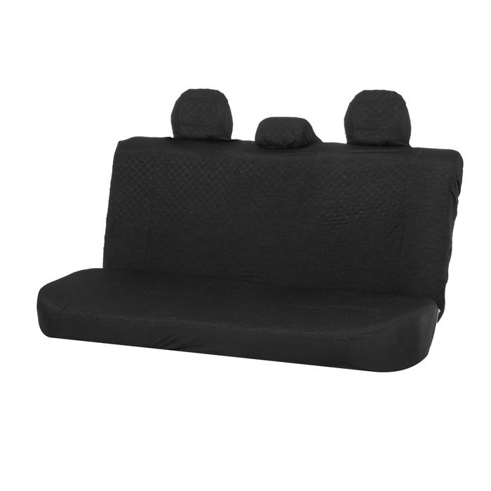 Авточехлы на сиденья TORSO Premium универсальные, 9 предметов, чёрно-красный AV-17