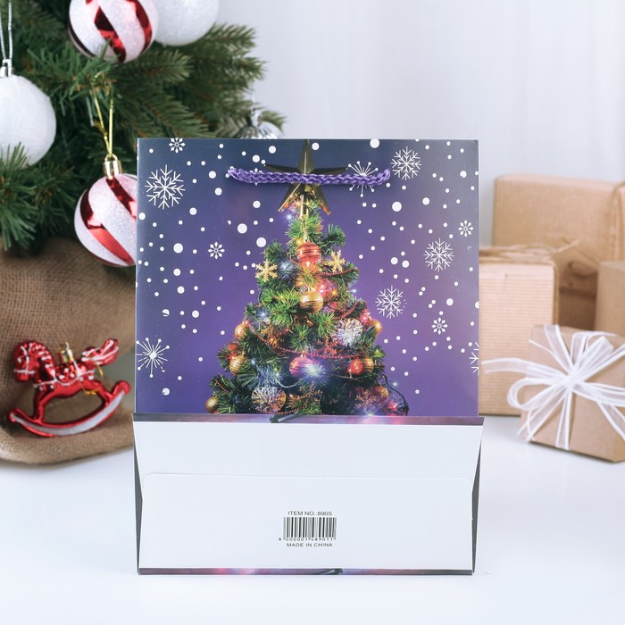 Пакет подарочный люкс, 18 х 23 х 10 см