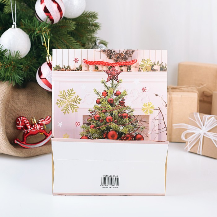 Пакет подарочный люкс, 18 х 23 х 10 см