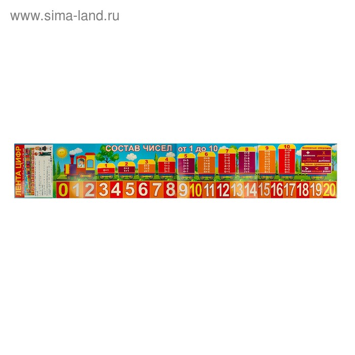 

Плакат-лента "Цифры" 100 х 34 см