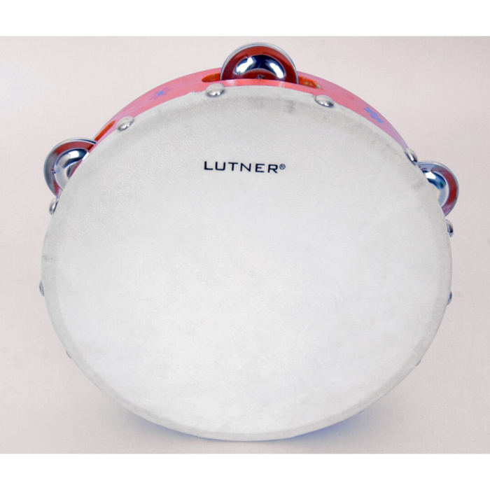 Тамбурин Fleet TH8-5B с кожей с 5 бубенцами