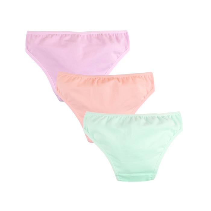 Набор трусов (3 шт) Basic для девочки, рост 86-92 см
