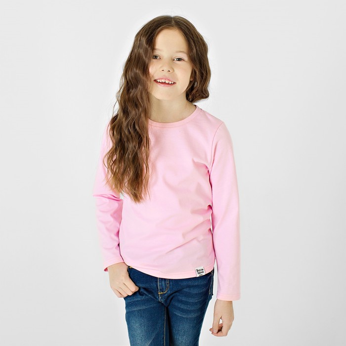 Лонгслив для девочки, Basic, рост 110 см