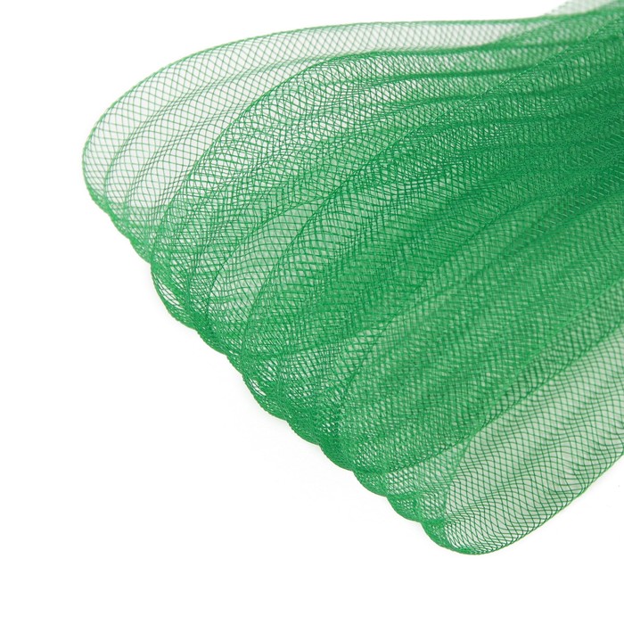 Регилин плоский, гофрированный, 44мм х 5±1м, цвет зелёный