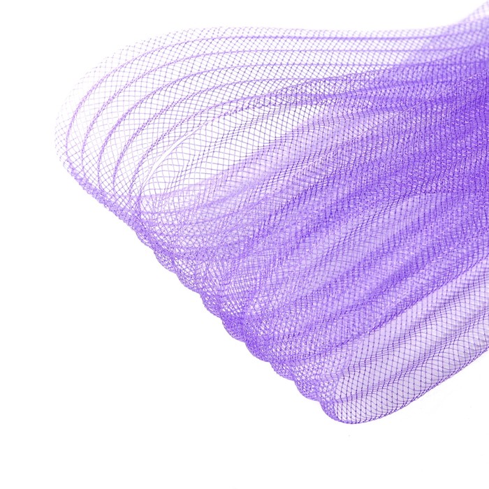 Регилин плоский, гофрированный, 44мм х 5±1м, цвет фиолетовый