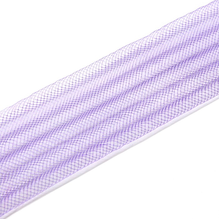 Регилин плоский, гофрированный, 44мм х 5±1м, цвет фиолетовый