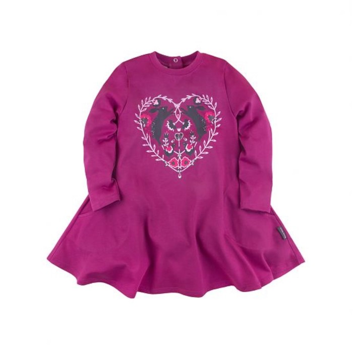 Платье 'Клюква', рост 134 см