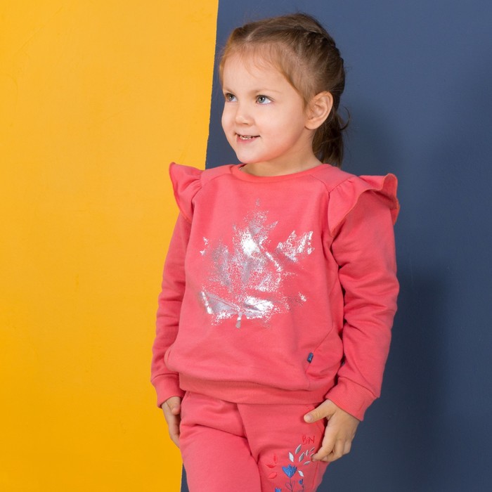 Свитшот для девочки, рост 122-128 см