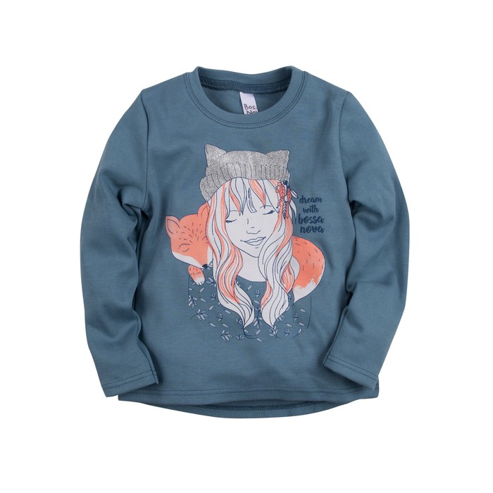 Свитшот для девочки, рост 122-128 см