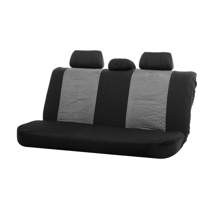 Авточехлы на сиденья TORSO Premium универсальные, 9 предметов, чёрно-серый AV-19