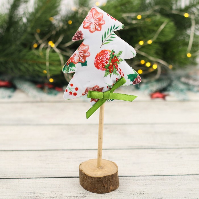 Новогодний декор на палочке "С Новым Счастьем"