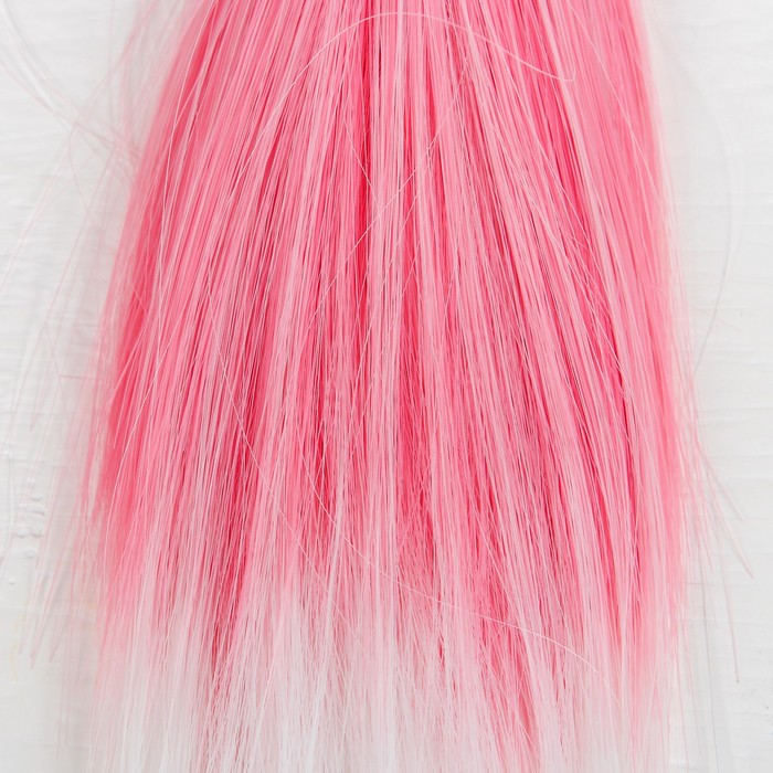 Волосы - тресс для кукол "Прямые" длина волос 15 см, ширина 100 см, №LSA018