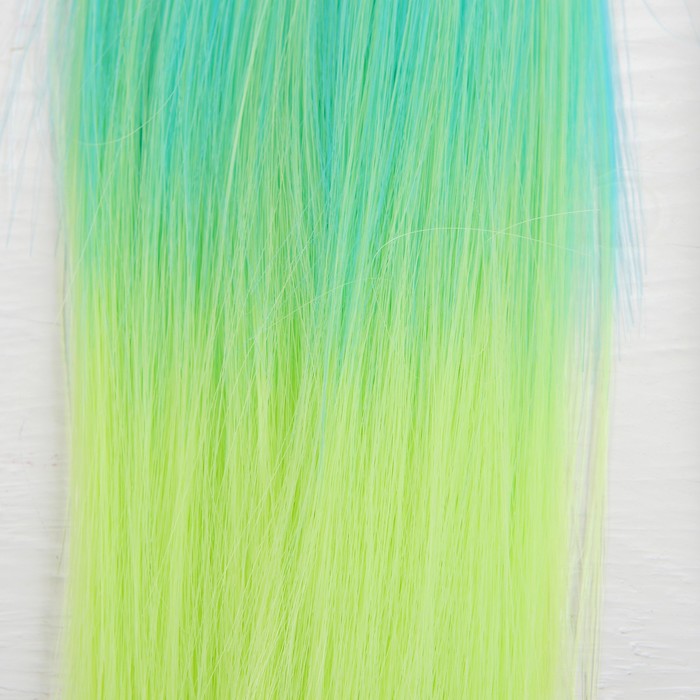 Волосы - тресс для кукол "Прямые" длина волос 20 см, ширина 100 см, №LSA029