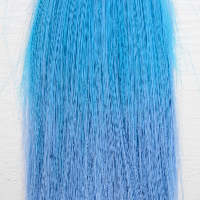 Волосы - тресс для кукол "Прямые" длина волос 20 см, ширина 100 см, №LSA032