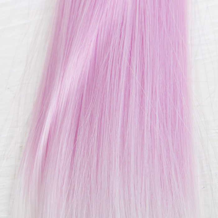 Волосы - тресс для кукол "Прямые" длина волос 20 см, ширина 100 см, №LSA004