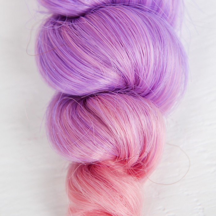 Волосы - тресс для кукол "Кудри" длина волос 15 см, ширина 100 см, №LSA027