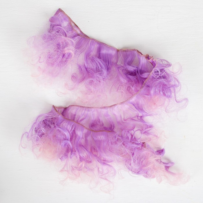 Волосы - тресс для кукол "Кудри" длина волос 15 см, ширина 100 см, №LSA027