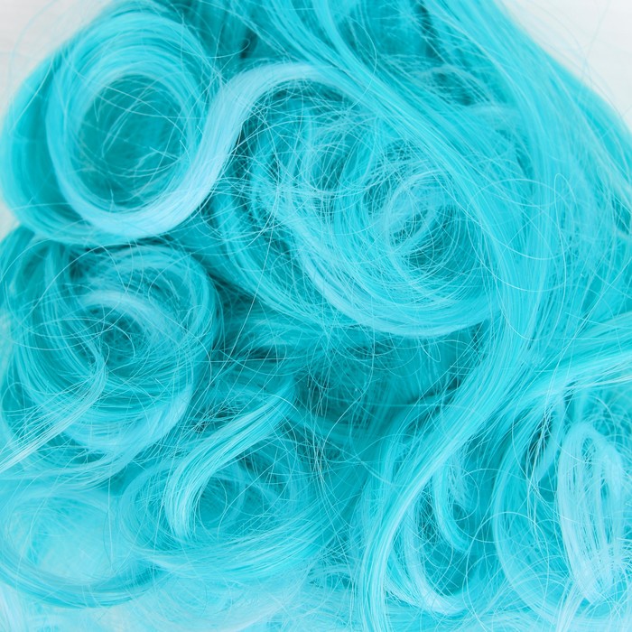 Волосы - тресс для кукол "Завитки" длина волос 15 см, ширина 100 см, №LSA047