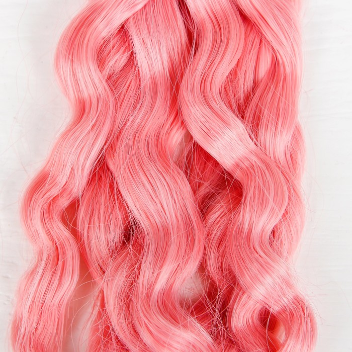 Волосы - тресс для кукол "Волны" длина волос 25 см, ширина 100 см, №LSA028