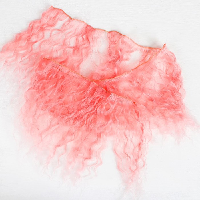 Волосы - тресс для кукол "Волны" длина волос 25 см, ширина 100 см, №LSA028