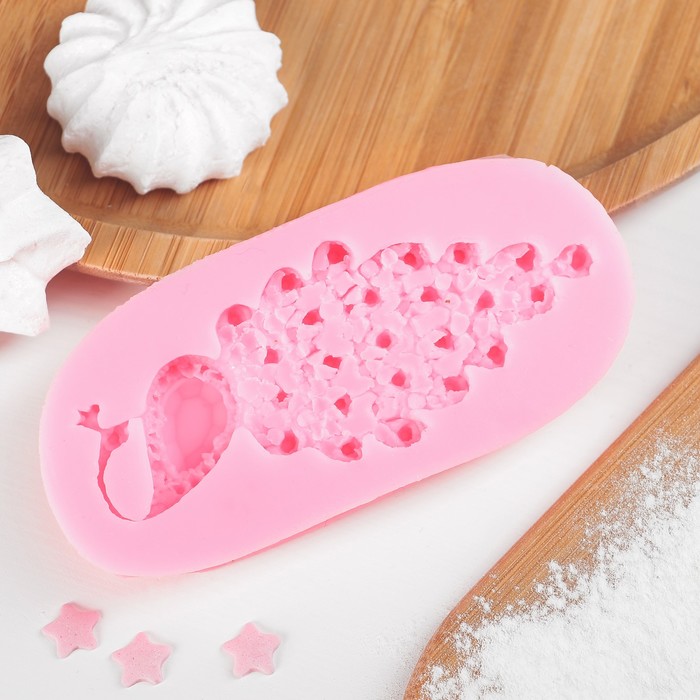 Молд 10х4,5х1 см "Павлин"