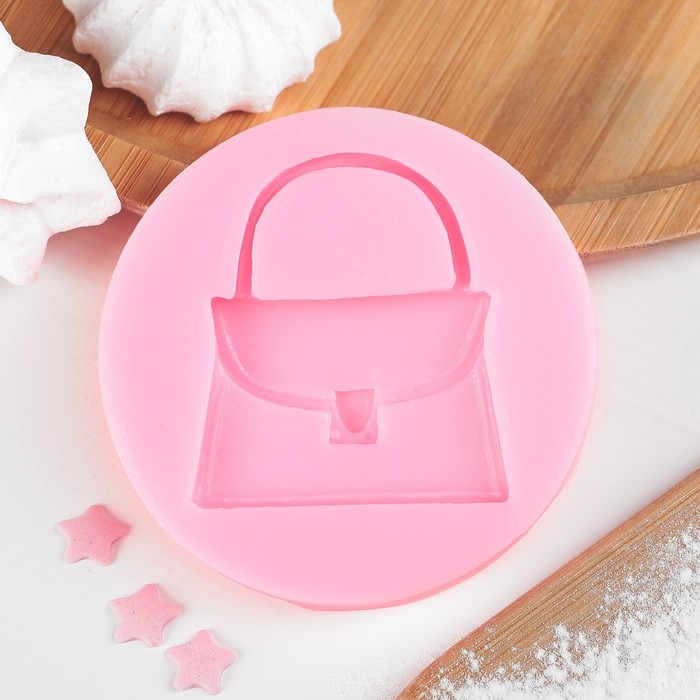 Молд 6,7х6,7х1,1 см "Сумочка"