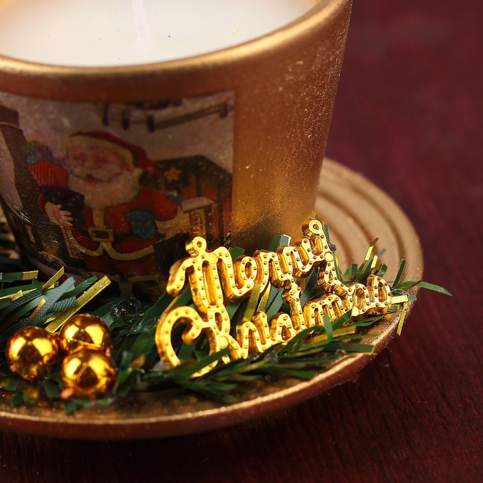 Свеча подарочная "Merry Christmas"