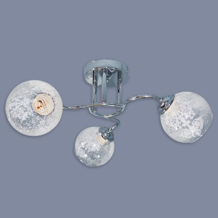 Люстра "Адель" 3х60W E27 хром d50 см.