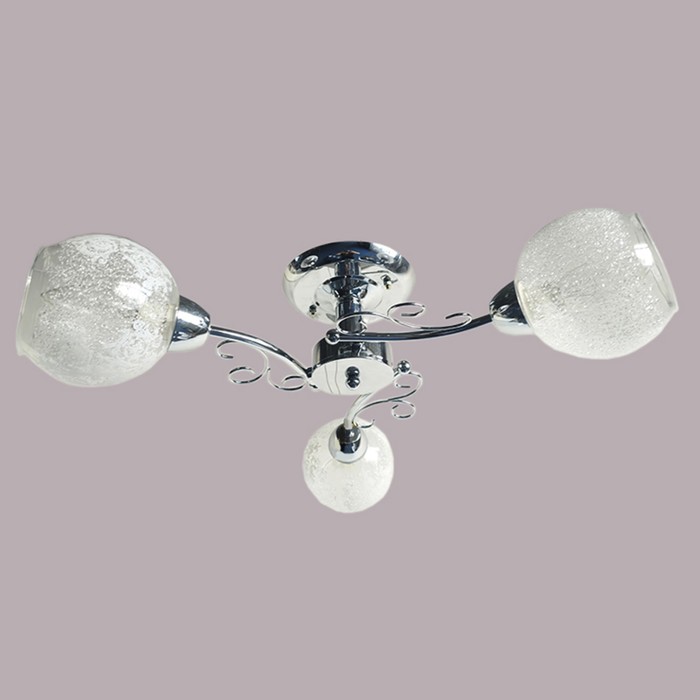 Люстра "Астра" 3х60W E27 хром d56 см.