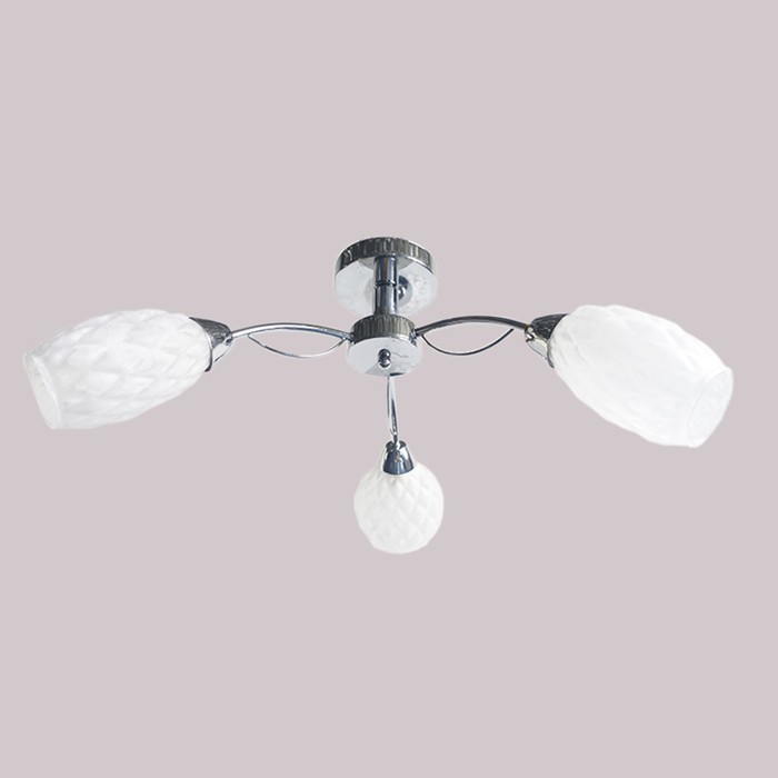 Люстра "Аэлла" 3х60W E27 хром d62 см.