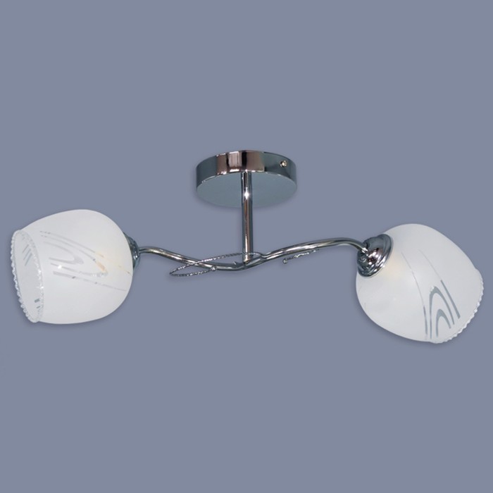 Люстра "Беатриса" 2х60W E27 хром d44 см.