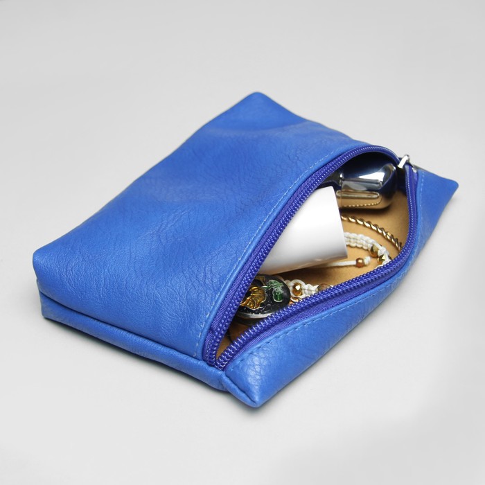 Косметичка простая, отдел на молнии, МИКС