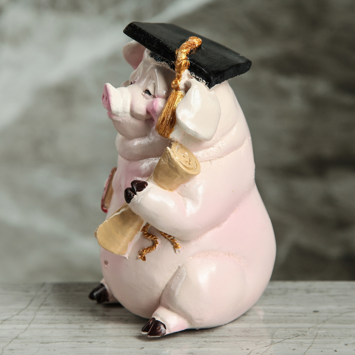 Копилка "Свинка магистр" 17 см