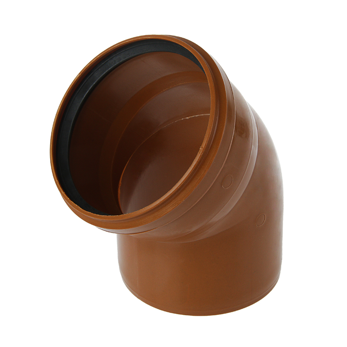 Отвод канализационный SK-plast, наружный, d=160, 45°