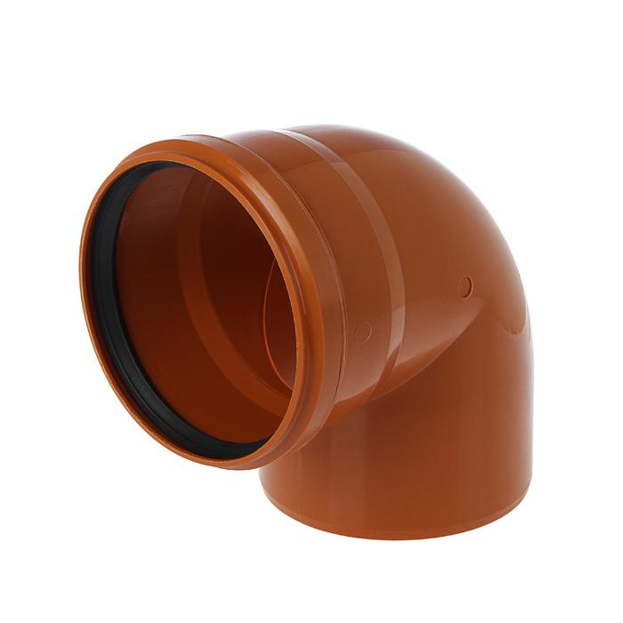 Отвод канализационный SK-plast, наружный, d=160, 90°
