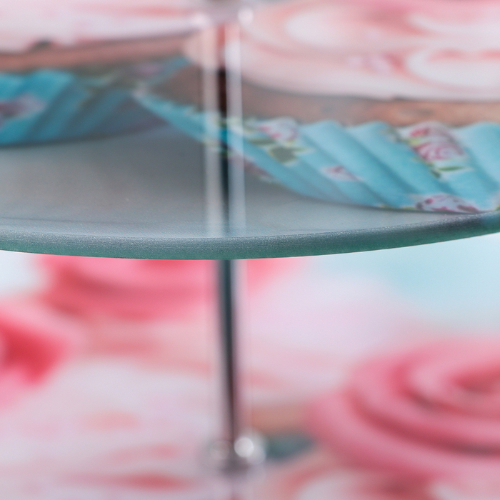 Блюдо 3 яруса "Маффин" 25/20 см