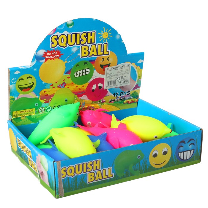 Мялка "Дельфин", цвета МИКС