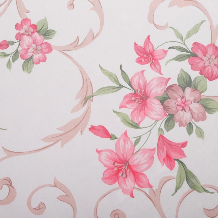 Комплект штор для кухни Романтика 290х165 см, цв. бордо, пэ 100%