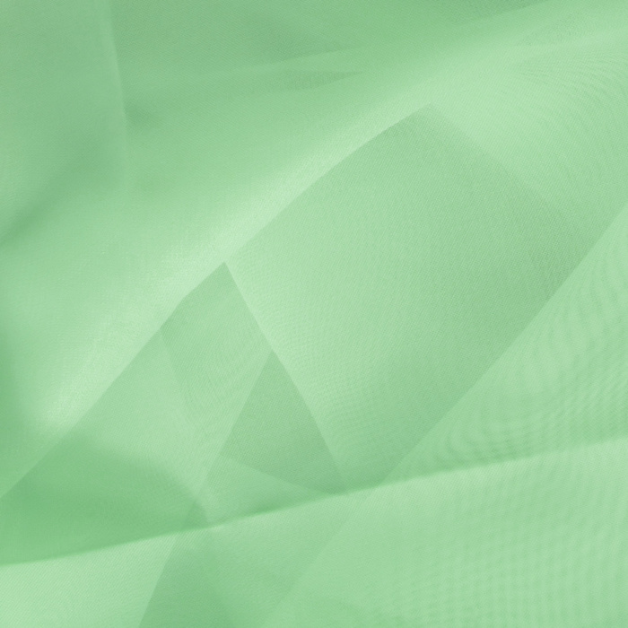 Штора вуаль однотонная 140х145 см, цв. фисташка, пэ 100%