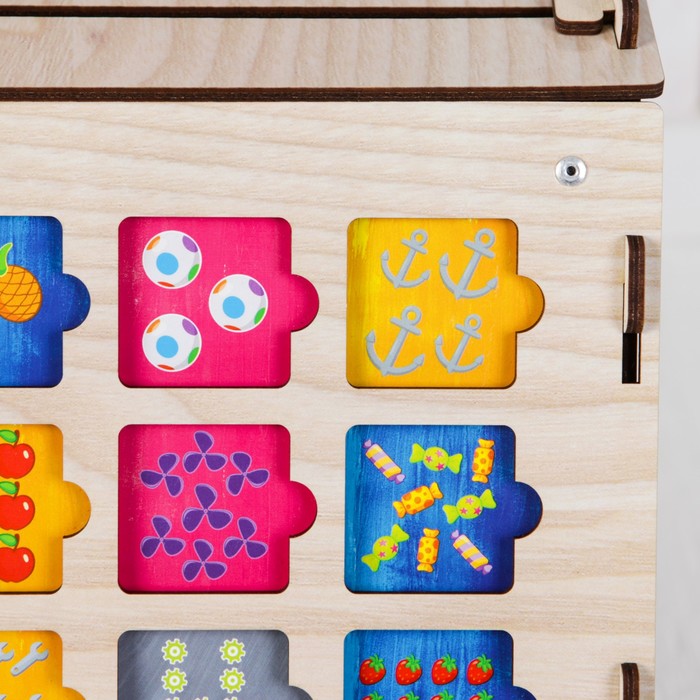 Бизиборд "Идем в школу со Смешариками"